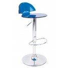 Modern translucent bar stool - Blue