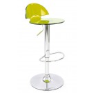 Modern translucent bar stool - Yellow