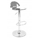 Modern translucent bar stool- Smoke