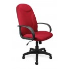 High back executive armchair with sculptured back - Wine