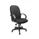 High back executive chair with lumbar support - Black