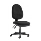 High back synchronised operator chair - Black - 606FBSY/BK