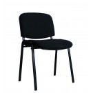 Black framed stackable conference/meeting chair - Black, Minimum order quantity-20