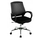 Carousel, Mesh back operator's chair - Black