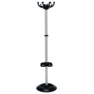 Cluster Coatstand - Brushed silver & black - CH1906