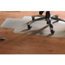 Lipped studded chair mat for hard flooring