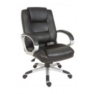 Lumbar Massage Black Executive Chair 