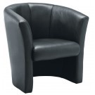 Tub Armchair Leather-look