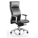 Solium Black Leather Executive Chair