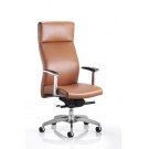 Solium Tan Leather Executive Chair