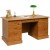 FRENCH GARDENS ANTIQUE PINE EFFECT STUDY DESK - 10418